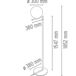 Lampada da terra Ic f2 floor   a prezzo Outlet^Flos Sale