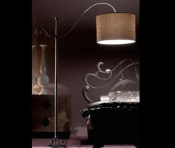 Cortezari Lampada da terra in altro Ester-roll a prezzo Outlet- Lampade Da Terra