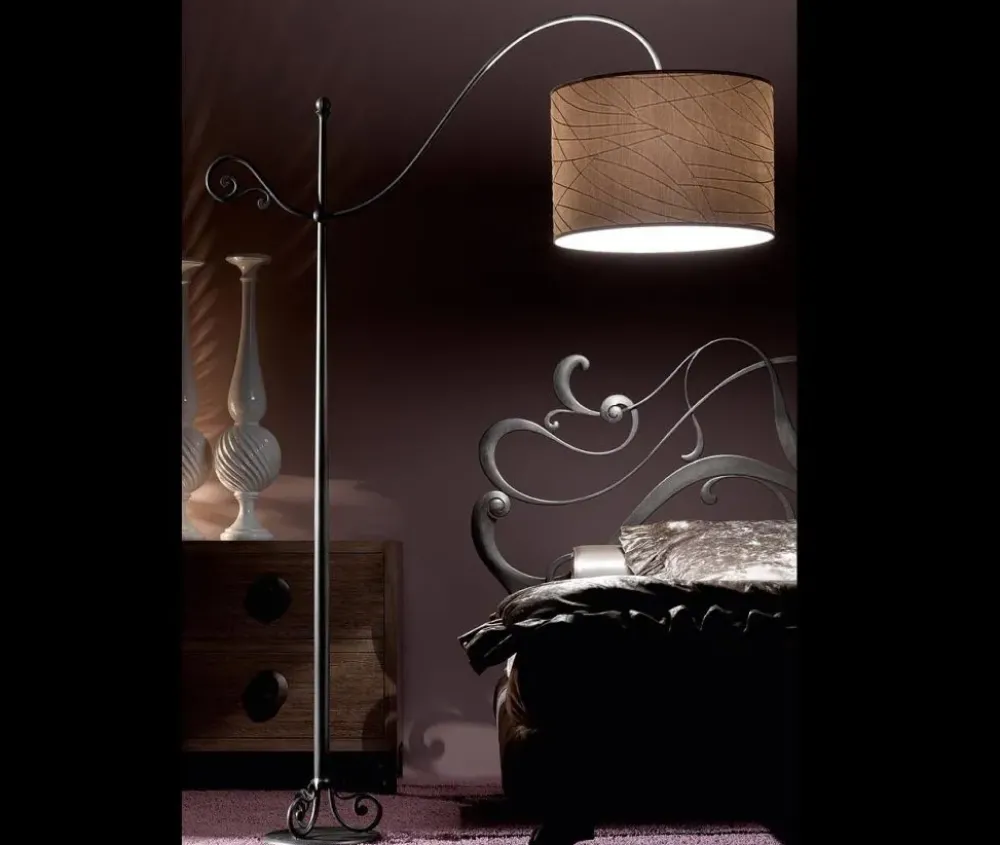 Cortezari Lampada da terra in altro Ester-roll a prezzo Outlet- Lampade Da Terra