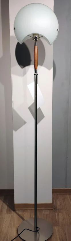 Outlet Lampada da terra in metallo Vetro-ciliegio a prezzo Outlet Lampade Da Terra