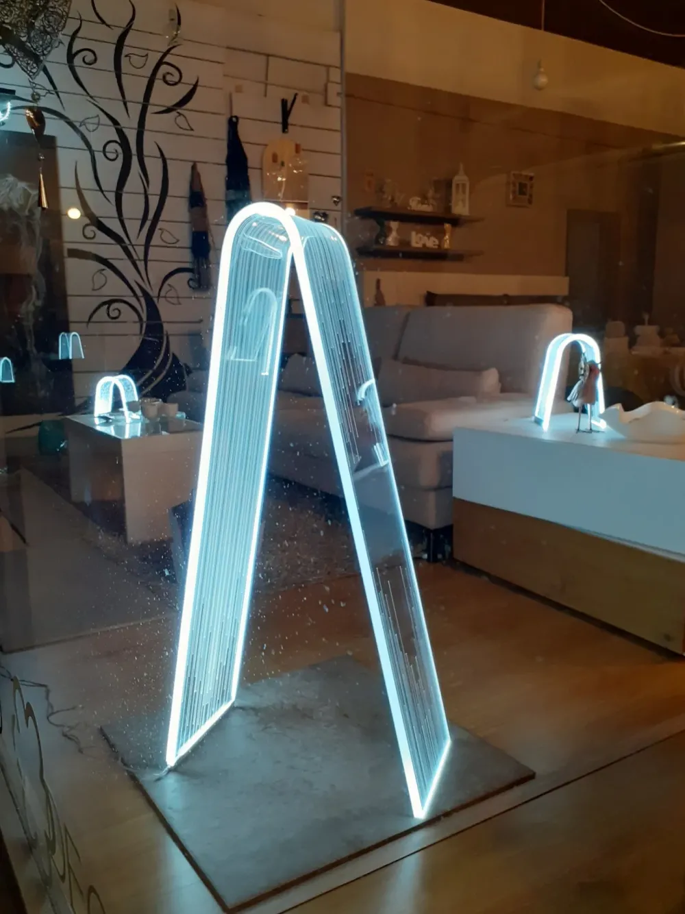 Discount Lampada da terra in plastica Arc a prezzo Outlet Lampade Da Terra