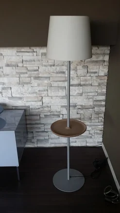 New Lampada da terra Interni Luce carlotta rovere con SCONTO 48% Lampade Da Terra