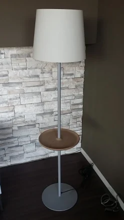 New Lampada da terra Interni Luce carlotta rovere con SCONTO 48% Lampade Da Terra