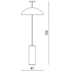 Lampada da terra Geen-a Nero a prezzi convenienti^Kartell New