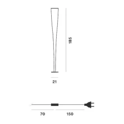 Foscarini Lampada da terra Mite led anniversario a prezzo scontato- Lampade Da Terra