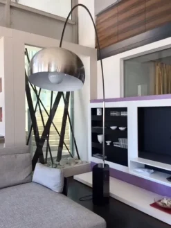 Outlet Lampada da terra stile Design Arco - 375a con forte sconto Lampade Da Terra