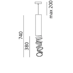Online Lampada Decompose' artemide in OFFERTA OUTLET Lampade A Sospensione