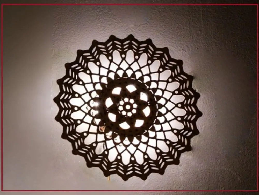 Artigianale Lampada Donna velia in OFFERTA OUTLET- Applique Da Parete