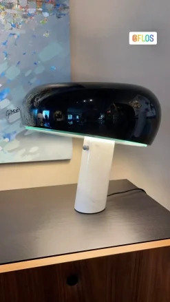 Lampada snoopy nero a PREZZI OUTLET Lampade Da Tavolo