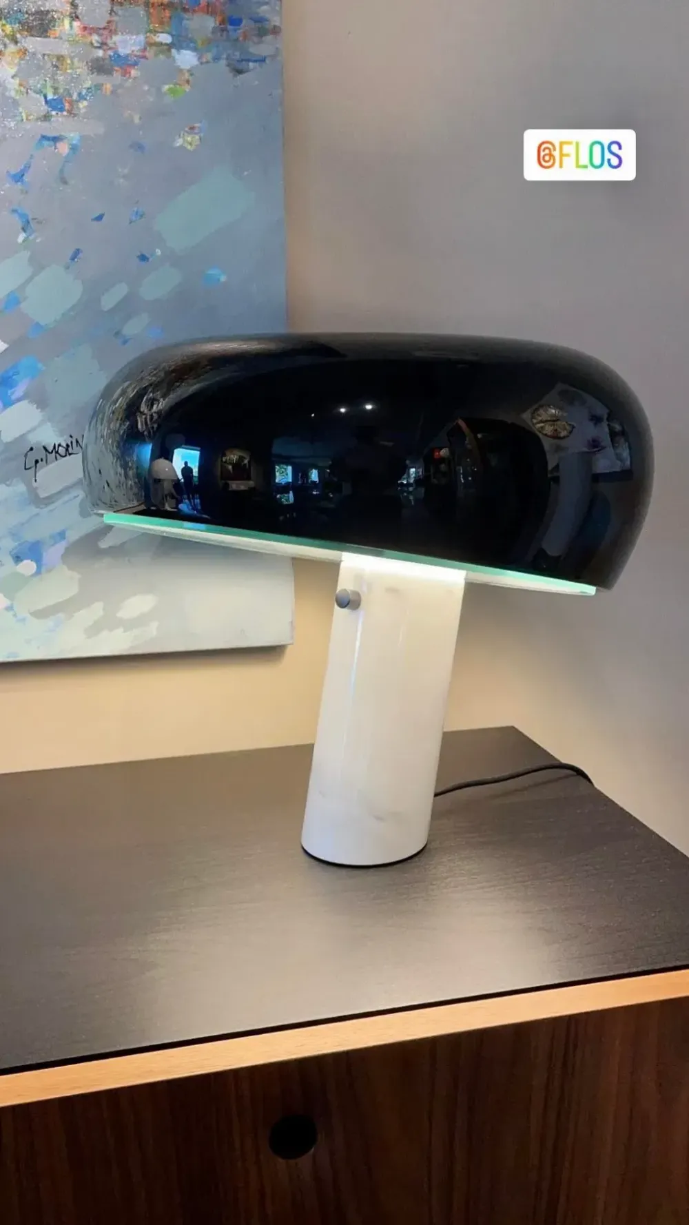 Lampada snoopy nero a PREZZI OUTLET Lampade Da Tavolo