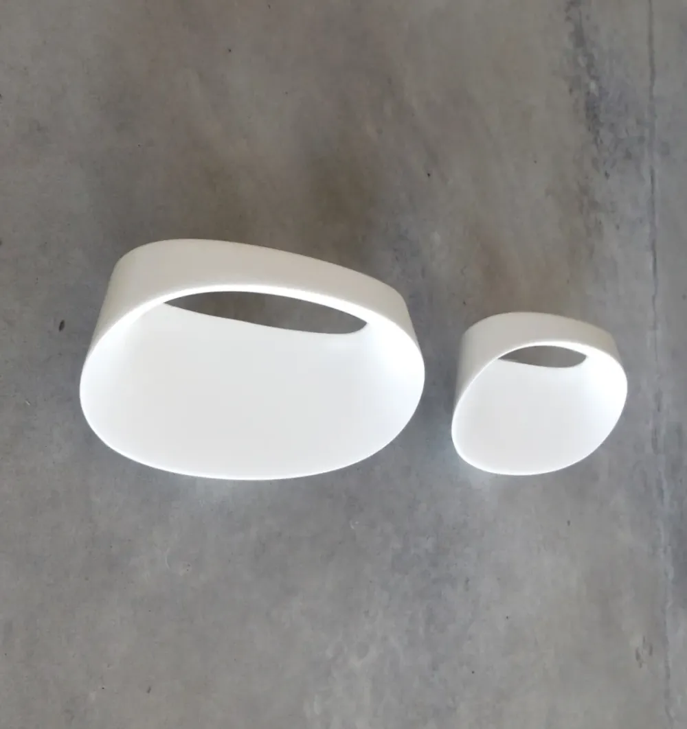 Fontana Arte Lampada LED Bonnet, Bianco, prezzi outlet online.- Applique Da Parete