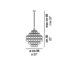 Online Lampada Giogali sp 50 in Offerta Outlet. Vistosa e di stile! Lampade A Sospensione