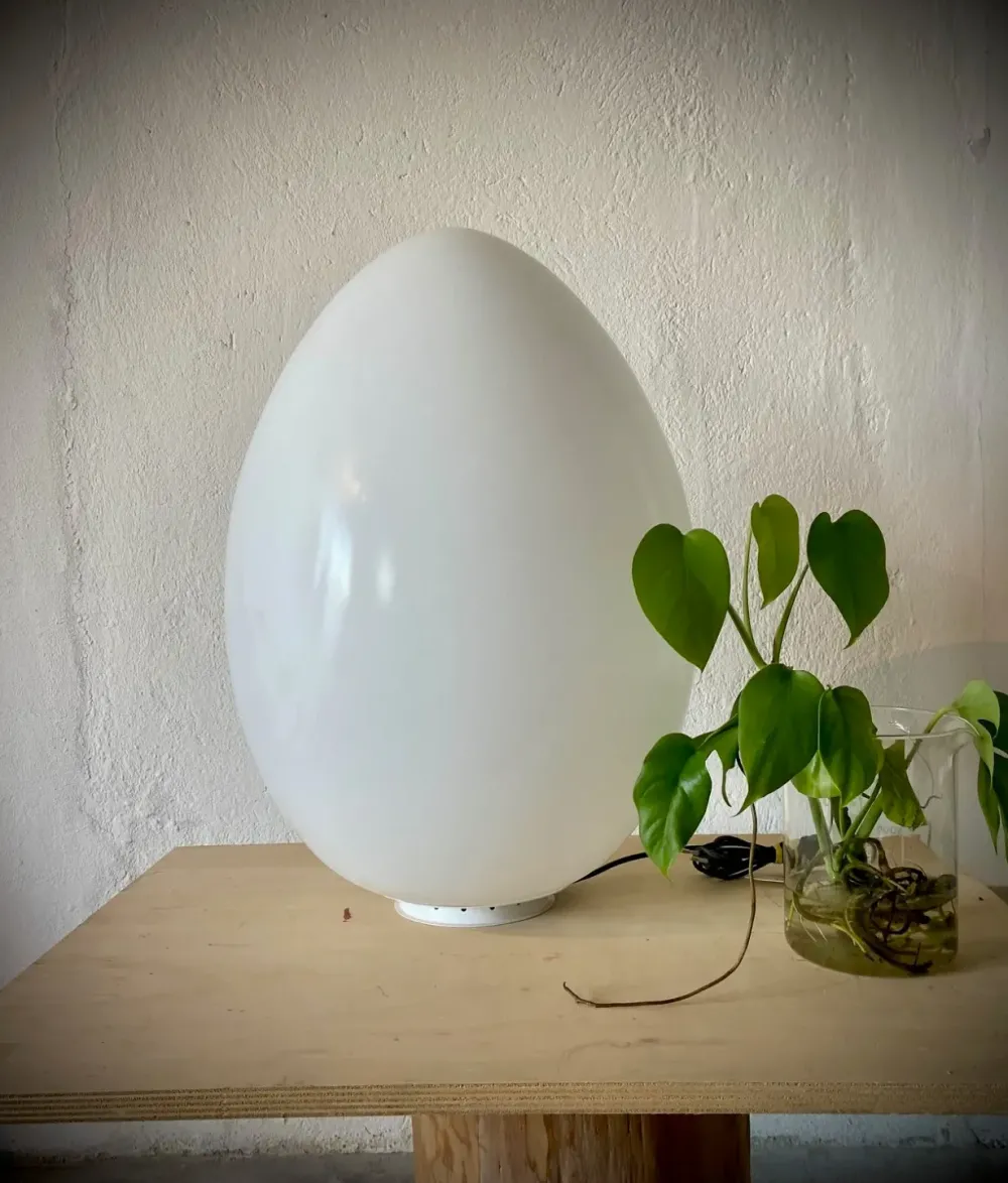 Fontana Arte Lampada Lampada da tavolo uovo grande in OFFERTA OUTLET- Lampade Da Tavolo