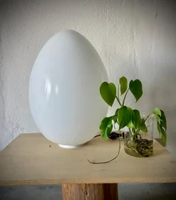 Fontana Arte Lampada Lampada da tavolo uovo grande in OFFERTA OUTLET- Lampade Da Tavolo