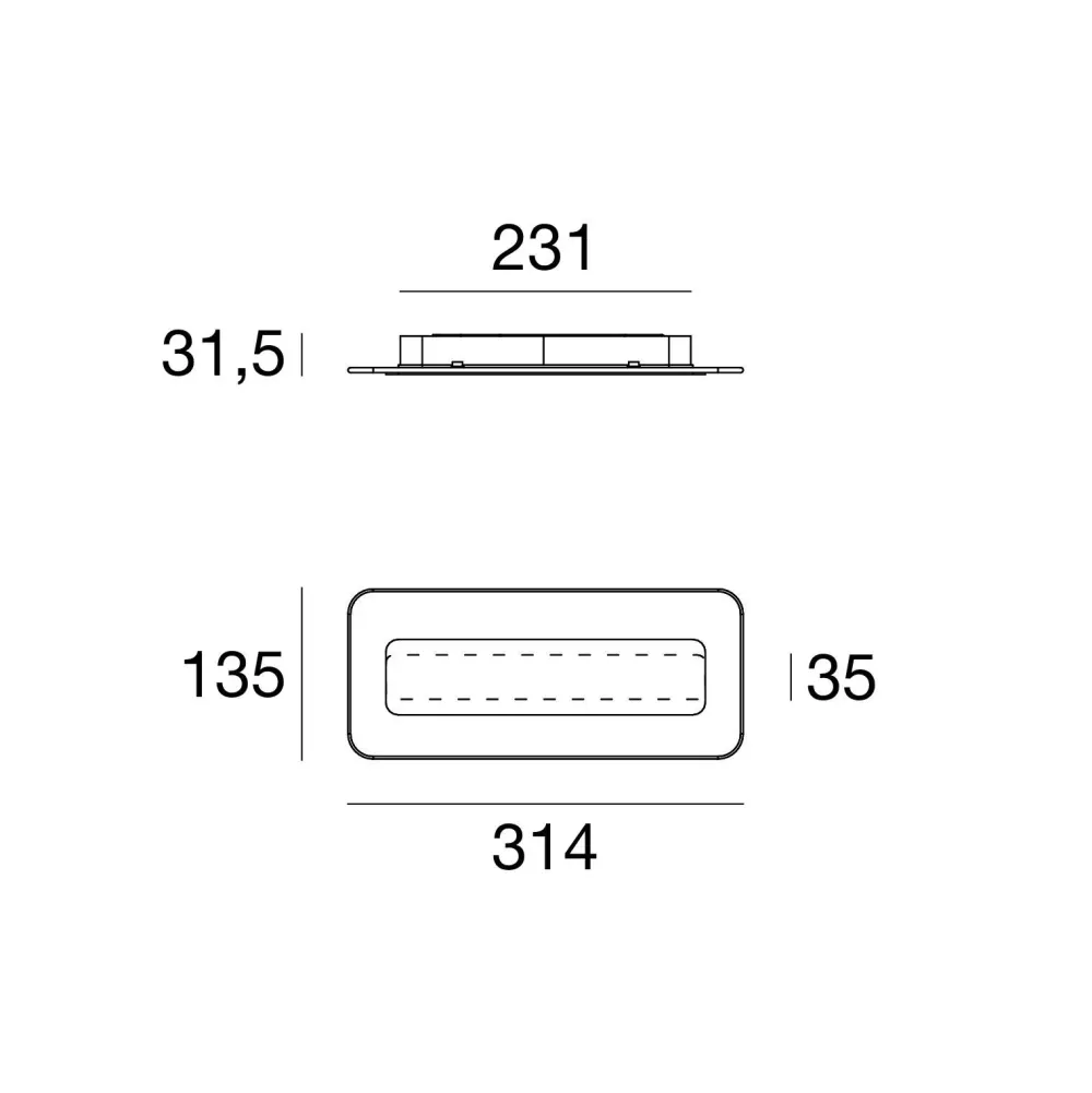 Online Lampada antille applique led 3000k design moderna bianco in OFFERTA OUTLET Applique Da Parete