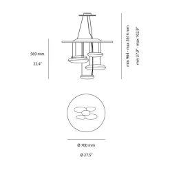 Lampada Mercury mini led 29w in OFFERTA OUTLET^Collezione esclusiva New