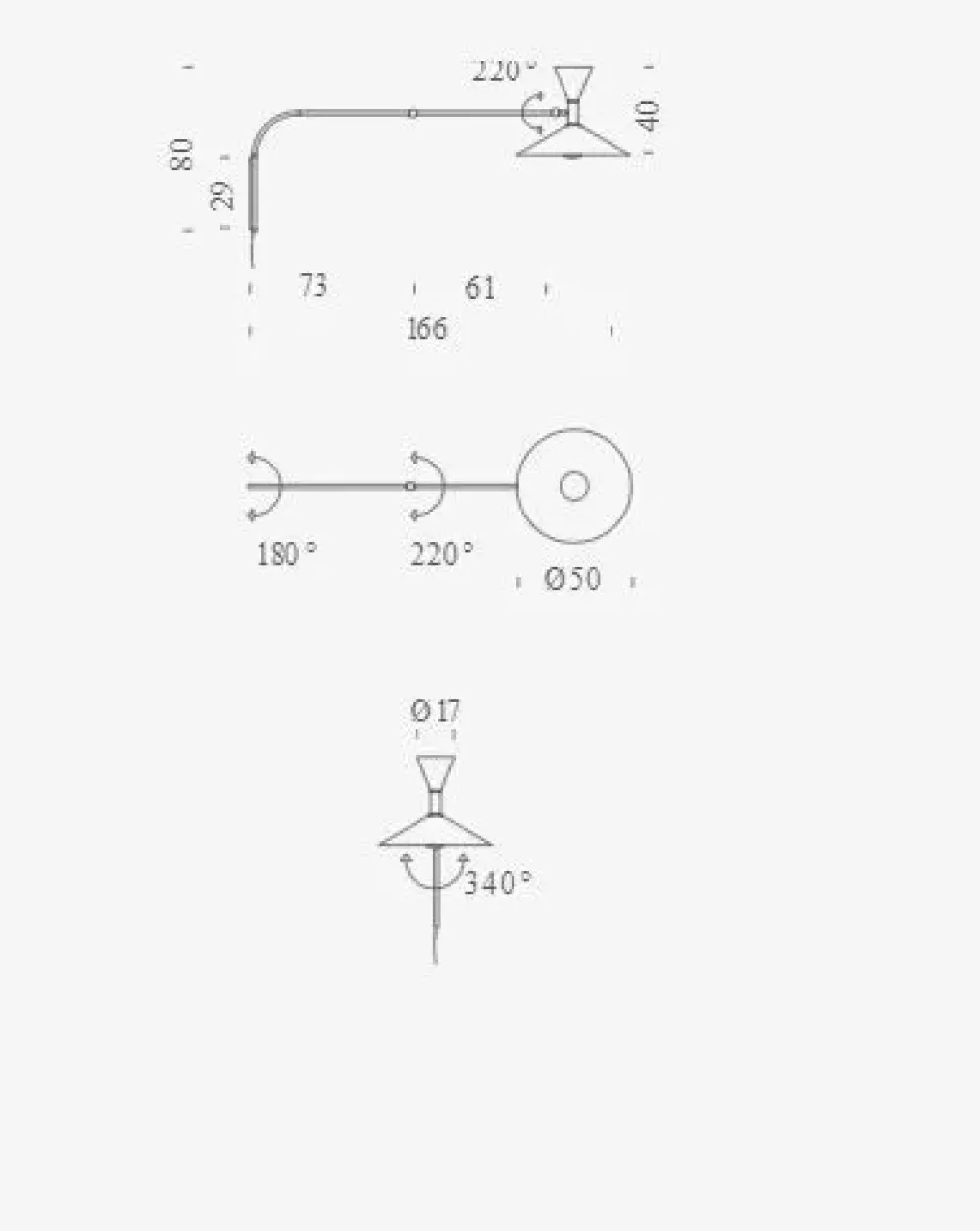 Clearance Lampada Lampe de marseille a PREZZI OUTLET Applique Da Parete