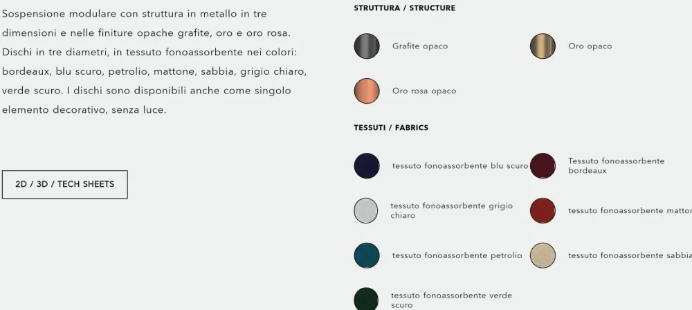 Penta Illuminazione Lampada Feel a PREZZI OUTLET- Lampade A Sospensione