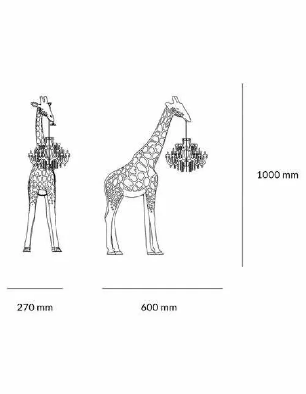 Lampada - giraffe in love xs in OFFERTA OUTLET^Qeeboo Sale