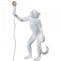 Seletti Lampada Monkey lamp white a PREZZI OUTLET- Lampade Da Tavolo
