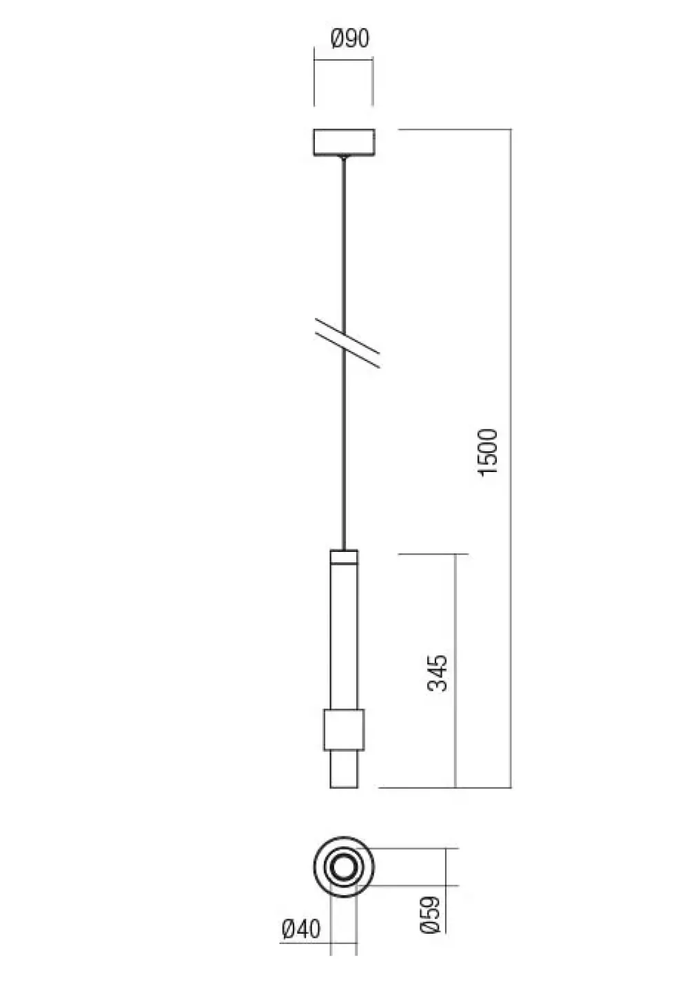 Collezione esclusiva Lampada Tycon bianco redo sospensione led in OFFERTA OUTLET- Lampade A Sospensione