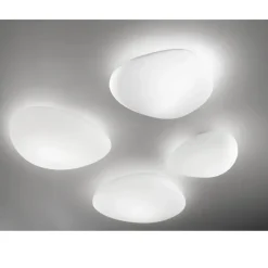 Vistosi Lampada Neochic ppm plafoniera in vetro soffiato a PREZZI OUTLET- Plafoniere Da Soffitto