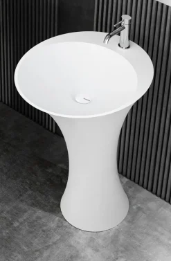 Mastella Lavabo in Solid surface modello Hilton next 01 a marchio a prezzi outlet- Lavabo