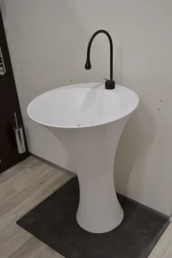 Mastella Lavabo in Solid surface modello Hilton next 01 a marchio a prezzi outlet- Lavabo