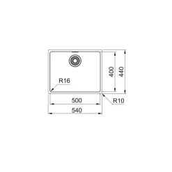 Lavello Mrx 110 50 con forte sconto^Franke Clearance