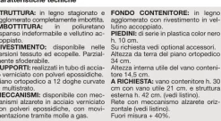 Letto Aria di scontato del 21%^Collezione esclusiva New