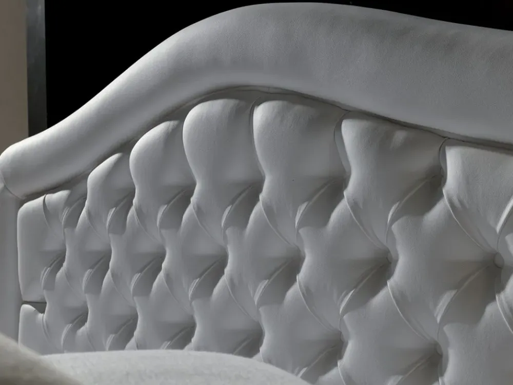 Artigianale Letto Avorio SCONTATO a PREZZI OUTLET- Letti