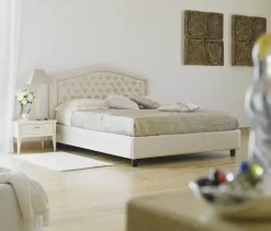 New Letto classico con contenitore Zaffiro a prezzo scontato Letti