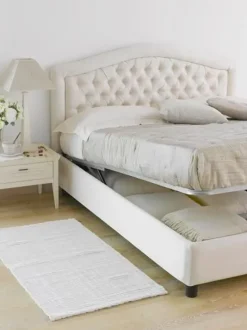 New Letto classico con contenitore Zaffiro a prezzo scontato Letti