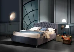 New Letto classico con contenitore Bernini a prezzo ribassato Letti