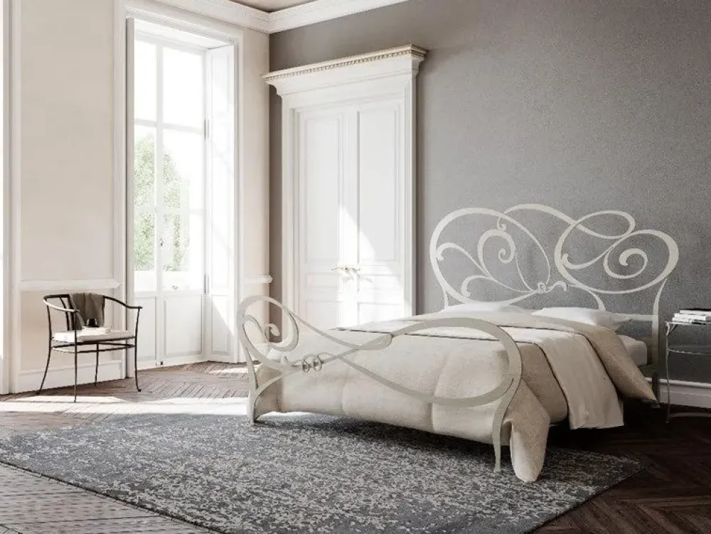 Barel Letto classico con giroletto Floris a prezzo ribassato- Letti