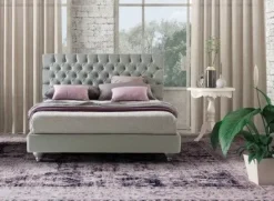 Artigianale Letto classico con giroletto Susanna a prezzo scontato- Letti