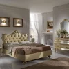 Letto classico Letto con contenitore e legno in foglia oro scontato 41%^Md work Outlet