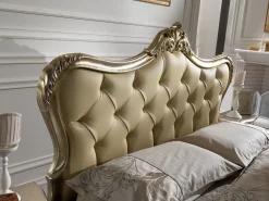 Letto classico Letto con contenitore e legno in foglia oro scontato 41%^Md work Outlet