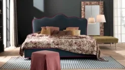 Md work Letto classico Letto matrimoniale orchidea 50 luxury made in italy con uno sconto esclusivo- Letti