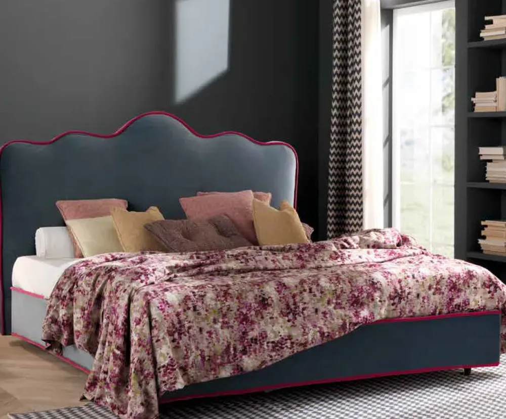 Md work Letto classico Letto matrimoniale orchidea 50 luxury made in italy con uno sconto esclusivo- Letti