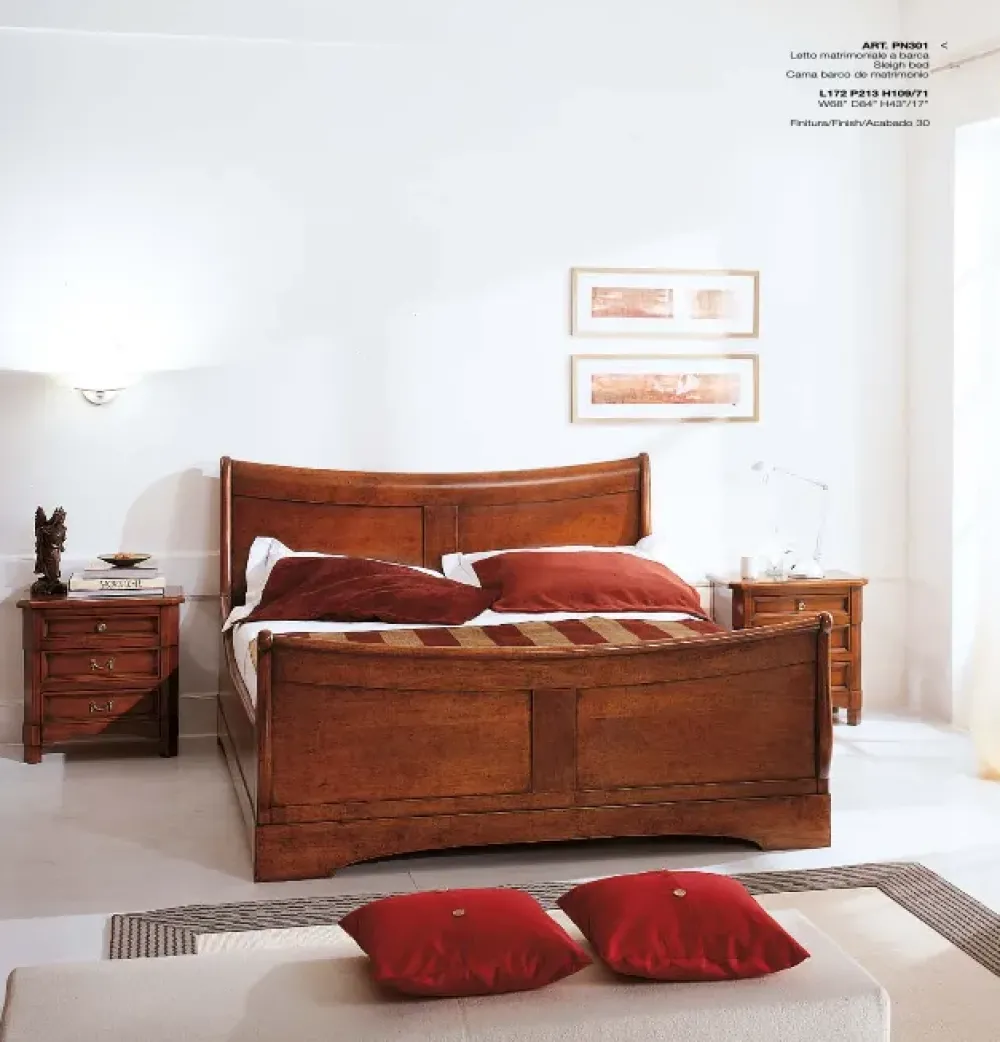 Parlani Letto classico Pn301 scontato 60%- Letti