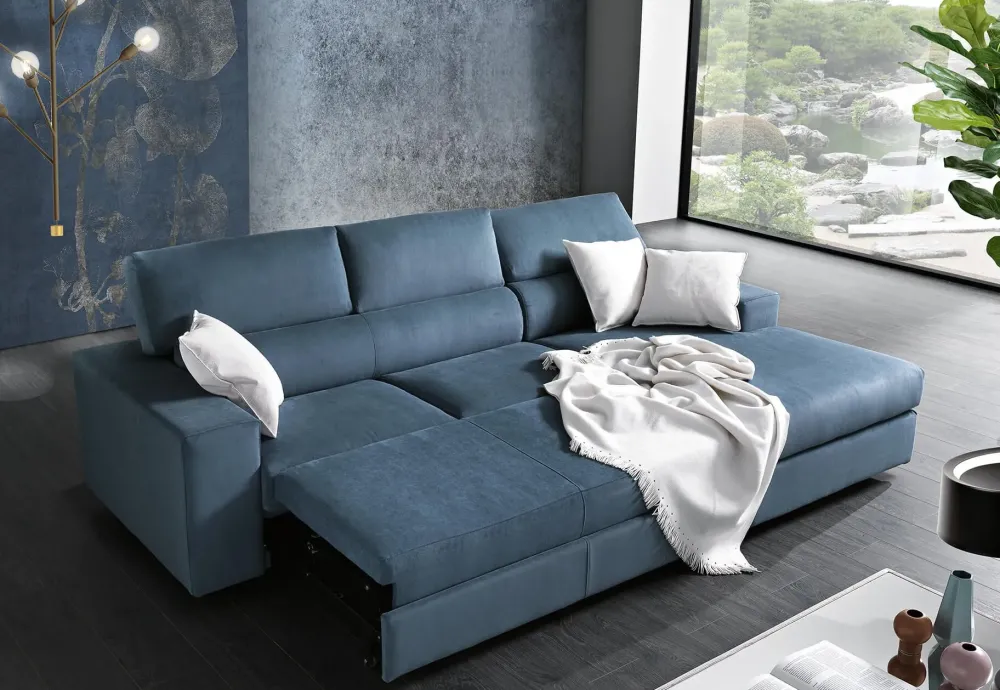 New Letto con penisola Giove PREZZI OUTLET sconto 40% Divani