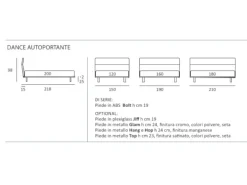 LETTO Dance a PREZZI OUTLET Letti
