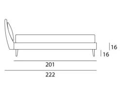Sale Letto design Apus con uno sconto esclusivo Letti