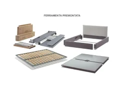 Outlet Letto design Chic con un ribasso del 30% Letti