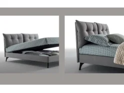 Letto design con contenitore Loren a prezzo ribassato^Oggioni Best