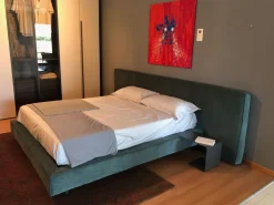 Discount Letto design con contenitore Bowie a prezzo scontato Letti