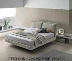 Letto design con contenitore Wiki a prezzo scontato^V&nice