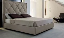 Md work Letto design con contenitore Letto in pelle con contenitore a prezzo scontato- Letti