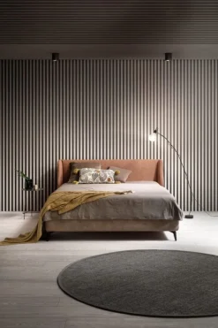 Letto design con contenitore Ugo a prezzo ribassato^Artigianale Outlet